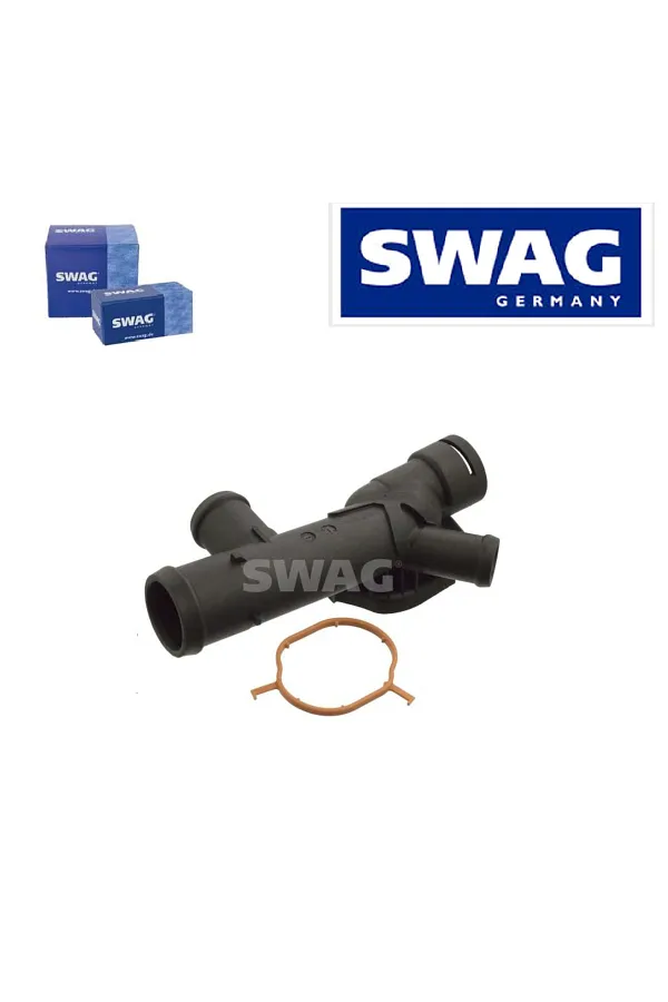 SWAG-30106011 TERMOSTAT SU FLANŞI KOMPLE VW - TRANSPORTER T5 - T6 GRUBU ARAÇLAR OEM-03L121131K