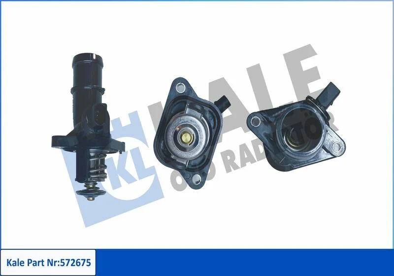 KALE-572350 TERMOSTAT (87 °C) AUDI A2, SEAT-CORDOBA-IBIZA II-IBIZA III-IBIZA IV-INCA-LEON-TOLEDO II-TOLEDO III, SKODA FABIA I-FABIA II-FELICIA I-FELICIA II-OCTAVIA I-2, VOLKSWAGEN BORA I- CADDY II- CADDY III-FOX-GOLF III-GO OEM-0321121110B-0321121110P