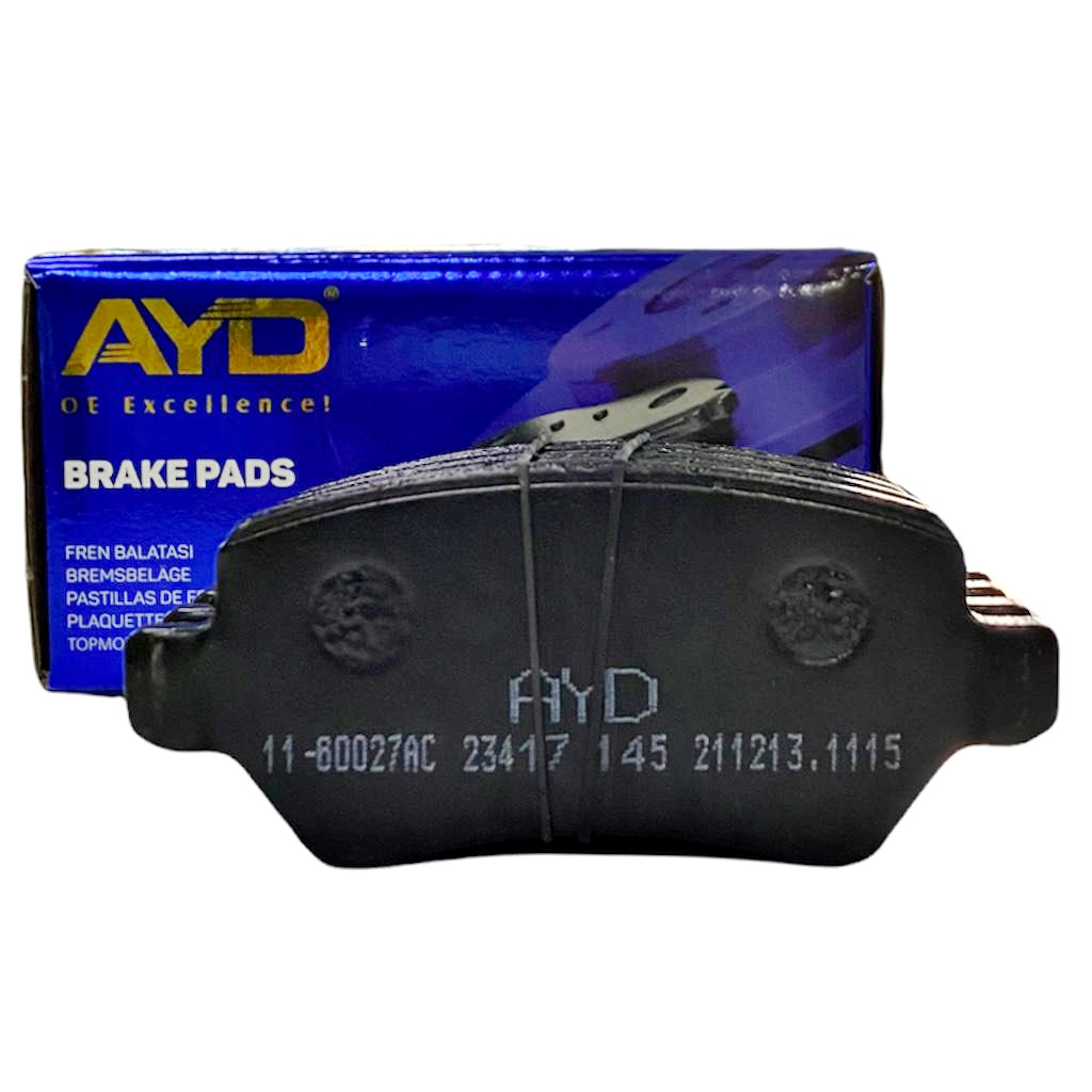 AYD-11-60195A ÖN FREN BALATASI MERCEDES GRUBU 176-246-117 KASALAR   OEM A0064208520	A0064204620 A0064204720 A0084200320 A0084200620 AA0064208520